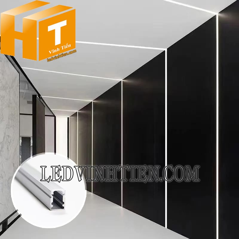 Thanh nhôm định hình chữ U 10x13mm cao cấp