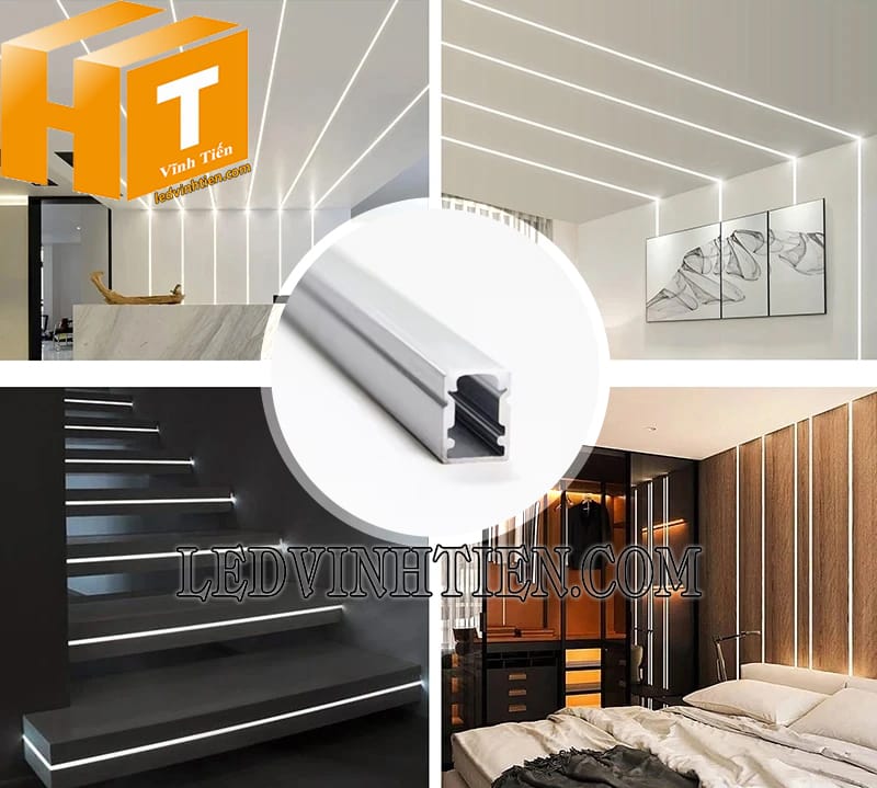 Thanh nhôm định hình chữ U 10x13mm giá rẻ