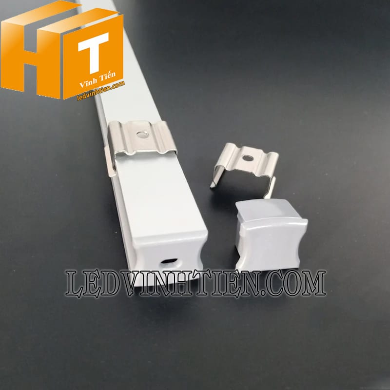 Thanh định hình nhôm chữ U 17x14mm