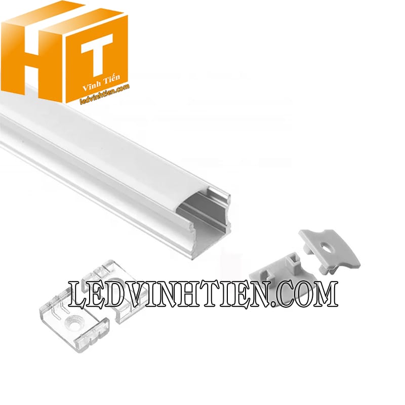 Thanh định hình nhôm chữ U dài 1 mét