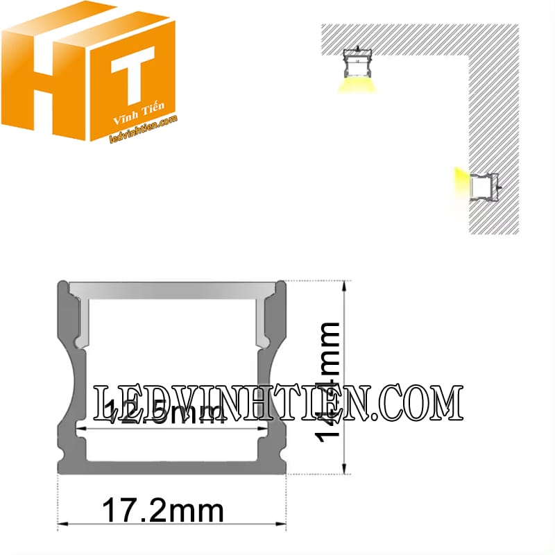 Thanh nhôm định hình chữ U