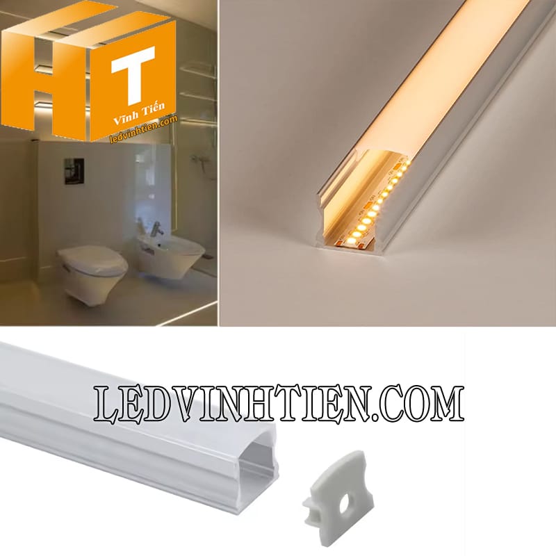 Thanh nhôm định hình led dây chữ U
