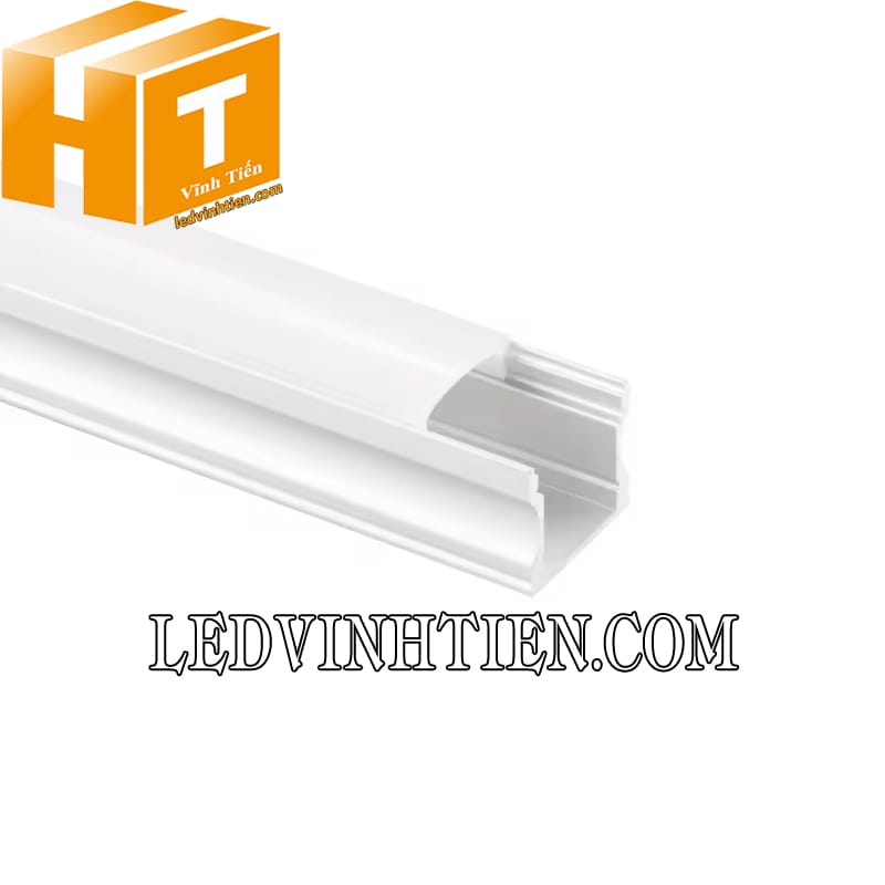 Thanh profile nhôm chữ U 17x14mm cao cấp