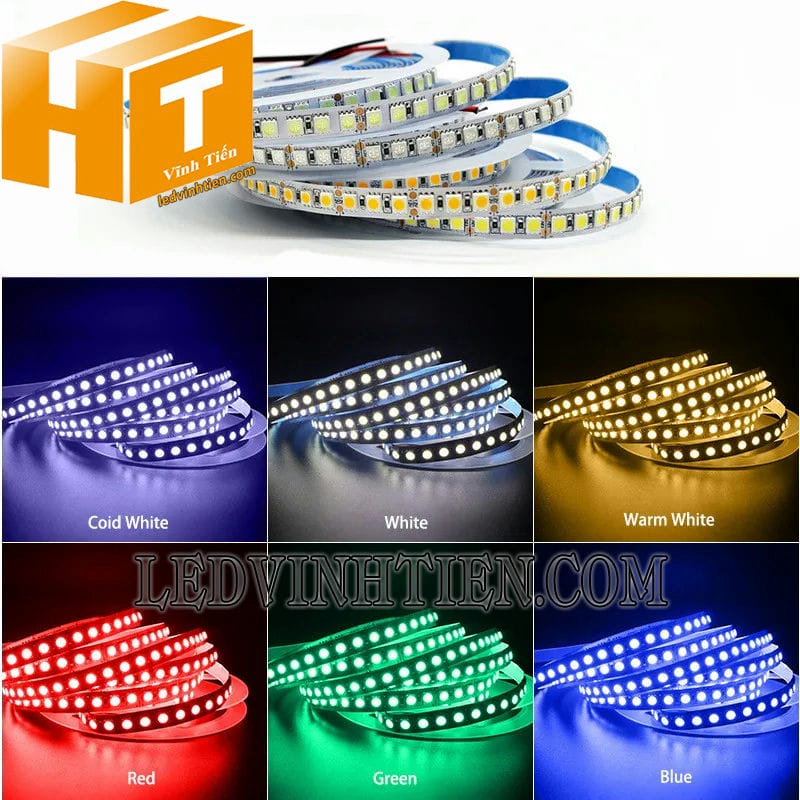 Led dây 5050 dùng cho thanh nhôm U gắn nổi