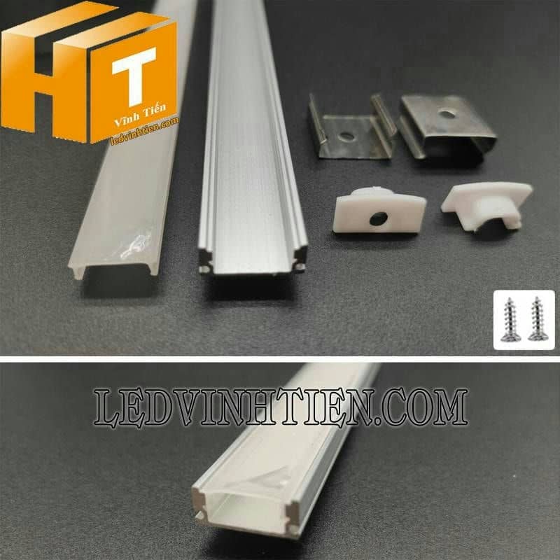 Thanh nhôm định hình chữ U 17x7mm