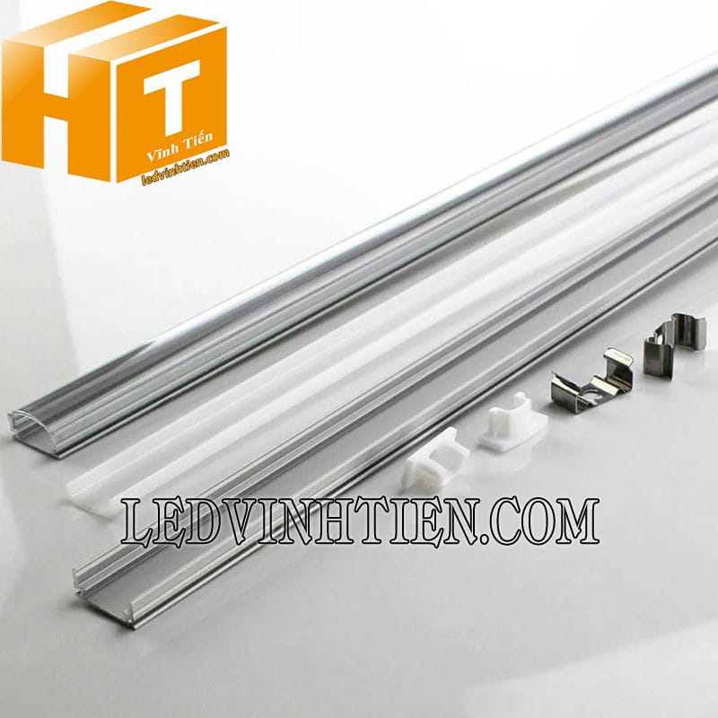 Thanh nhôm định hình profile U gắn nổi