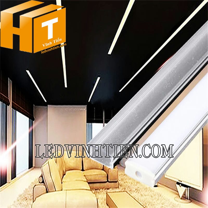 Thanh nhôm định hình profile U giá rẻ