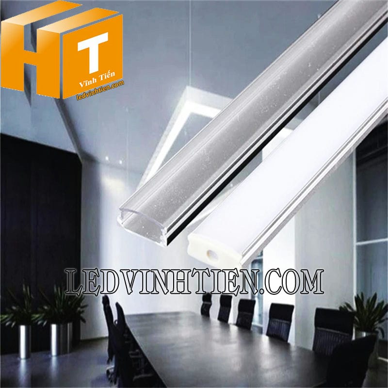 Thanh nhôm định hình U dùng trang trí văn phòng