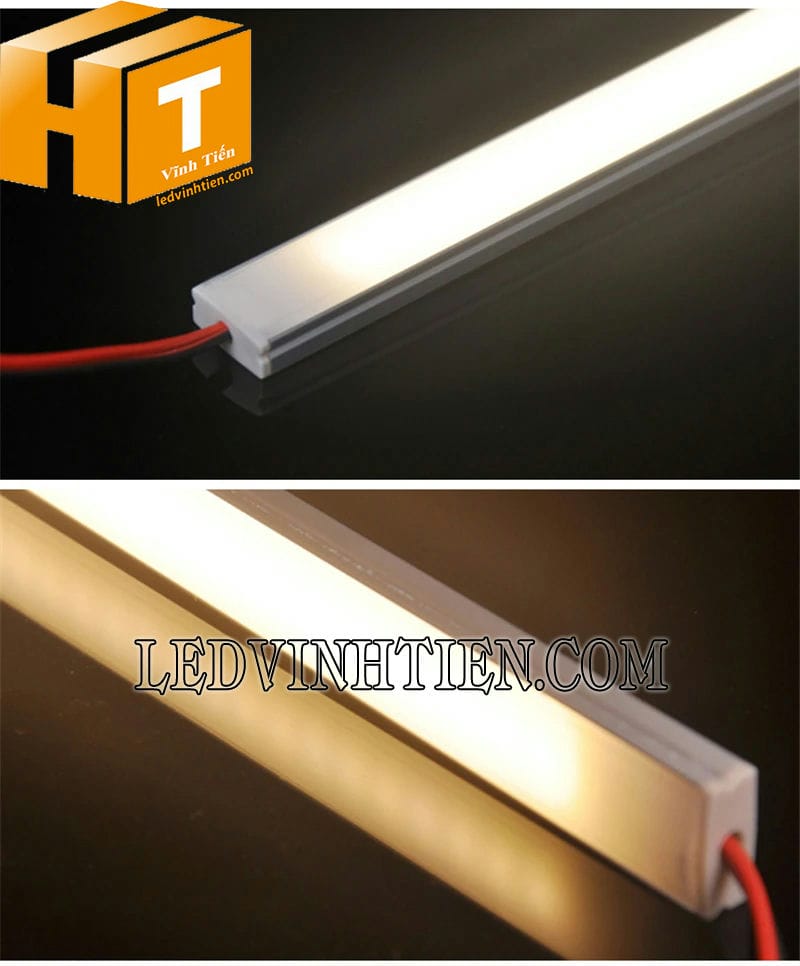 Thanh nhôm U gắn nổi