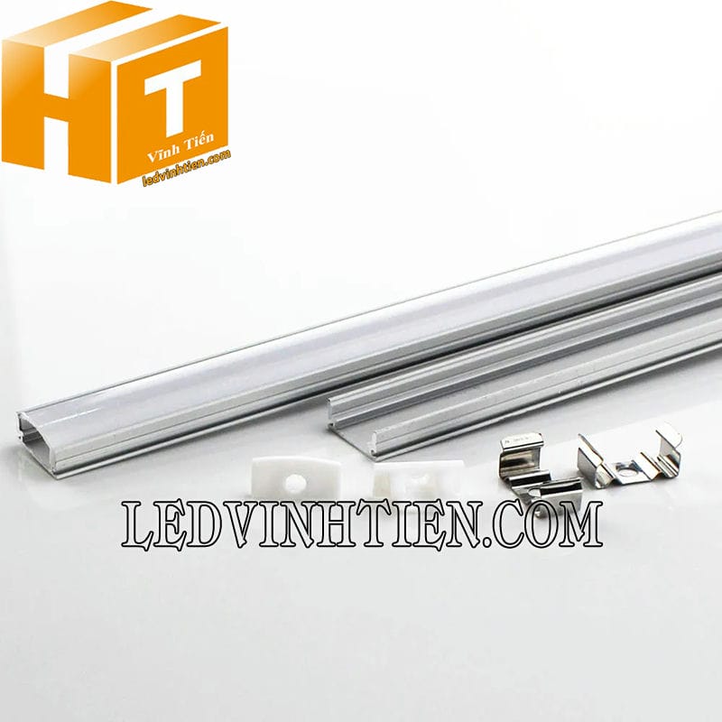 Thanh profile U gắn nổi 17x7mm