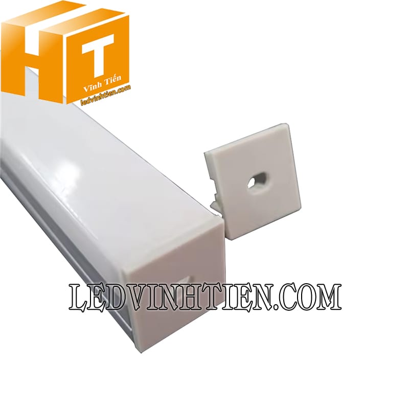 Thanh nhôm chữ U định hình 20x20mm