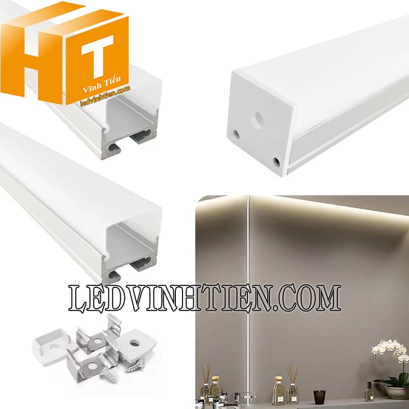 Thanh nhôm định hình chữ U 20x20mm