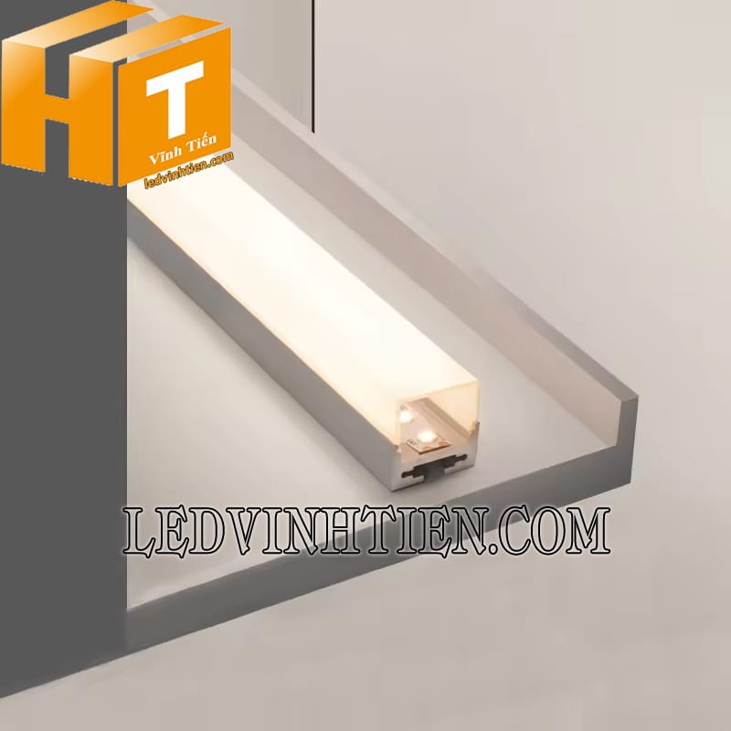 Thanh profile nhôm U 20x20mm