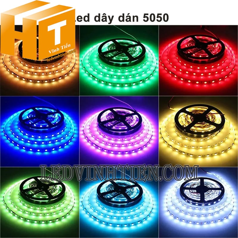 Led dây 5050 dùng cho thanh nhôm định hình