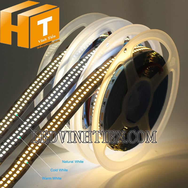 Led dây 2835 2 hàng dùng cho thanh nhôm profile