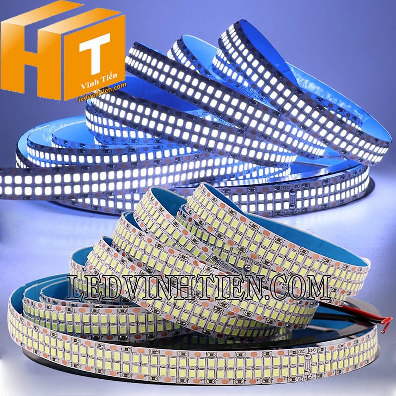 Led dây dán 2 hàng dùng cho thanh nhôm định hình