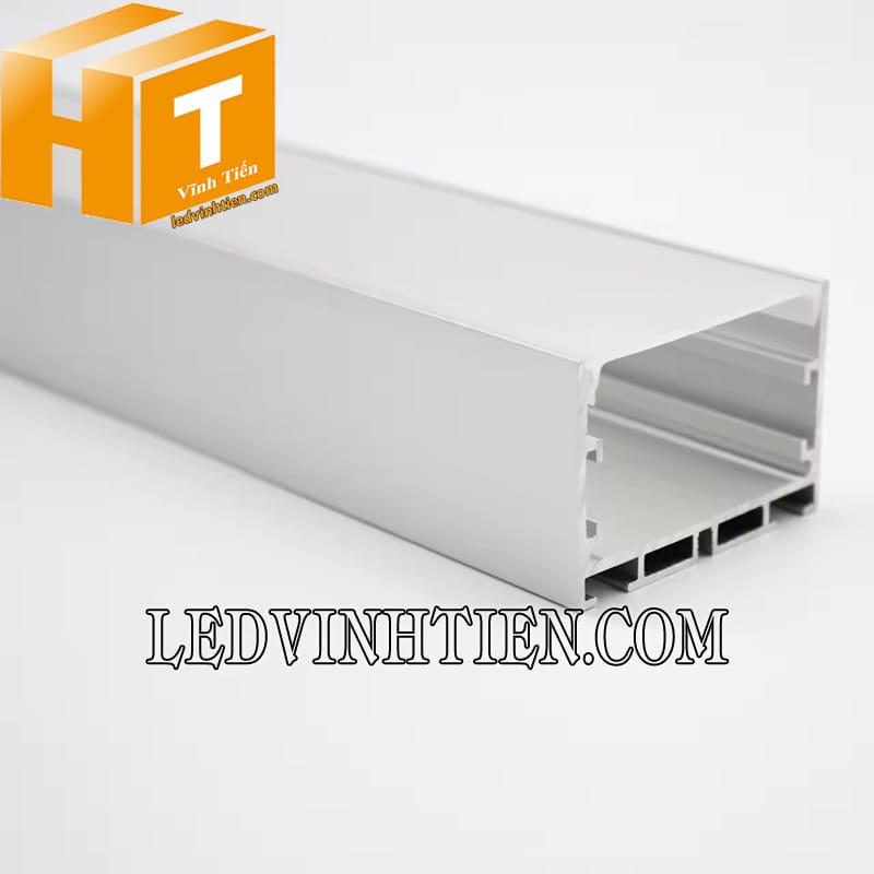 Thanh nhôm U định hình nổi 50x35mm