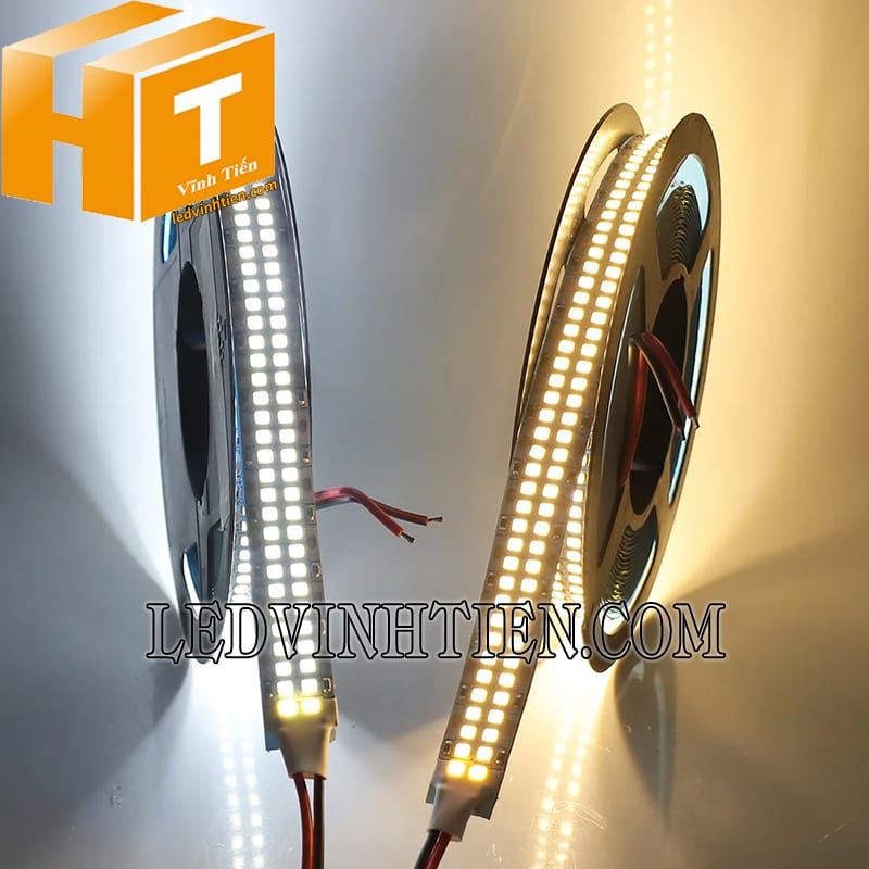 Led dây 2835 2 hàng dùng cho thanh nhôm định hình