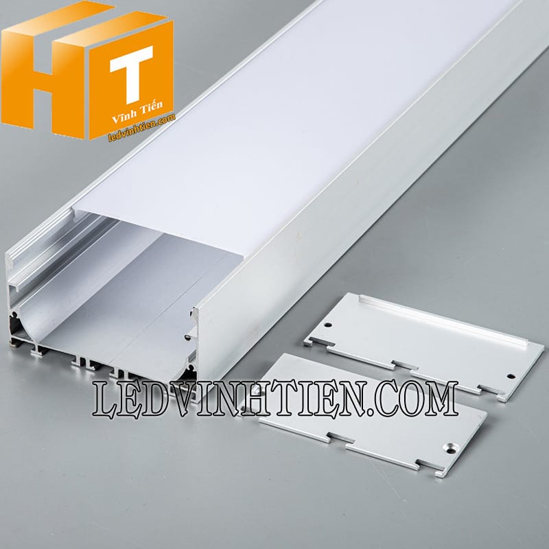 Thanh định hình nhôm U nổi 76x35mm