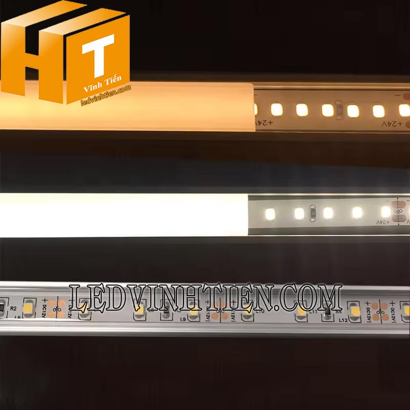 Thanh nhôm định hình led dây giá rẻ