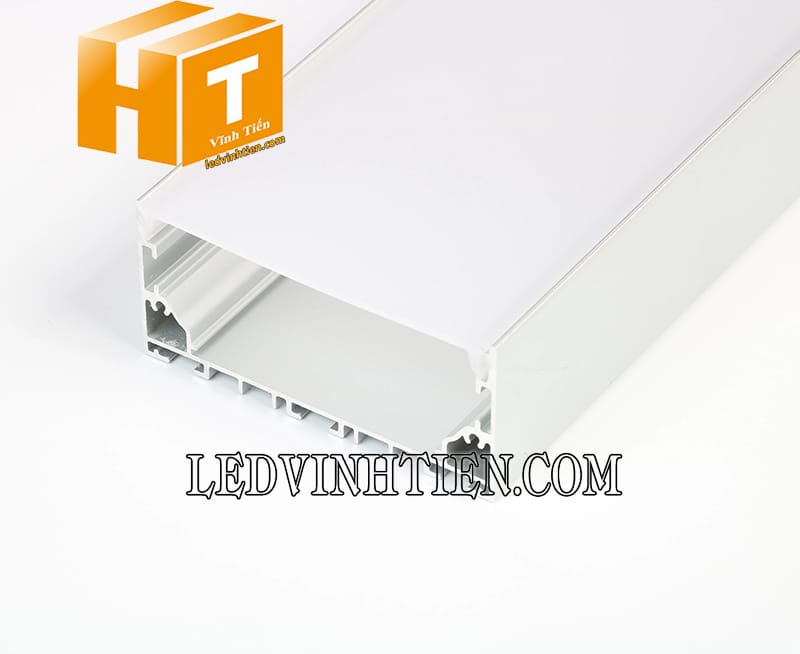 Thanh nhôm U lắp nổi profile 76x35mm