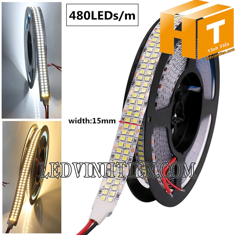 Led dây 2835 dùng cho thanh định hình nhôm chữ U