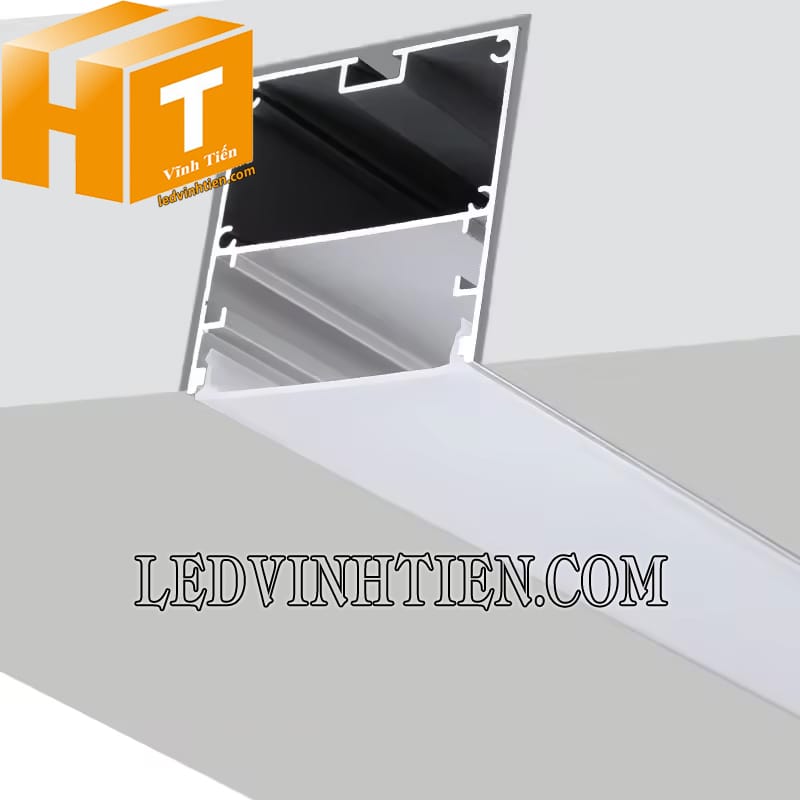Thanh định hình nhôm U gắn âm trần
