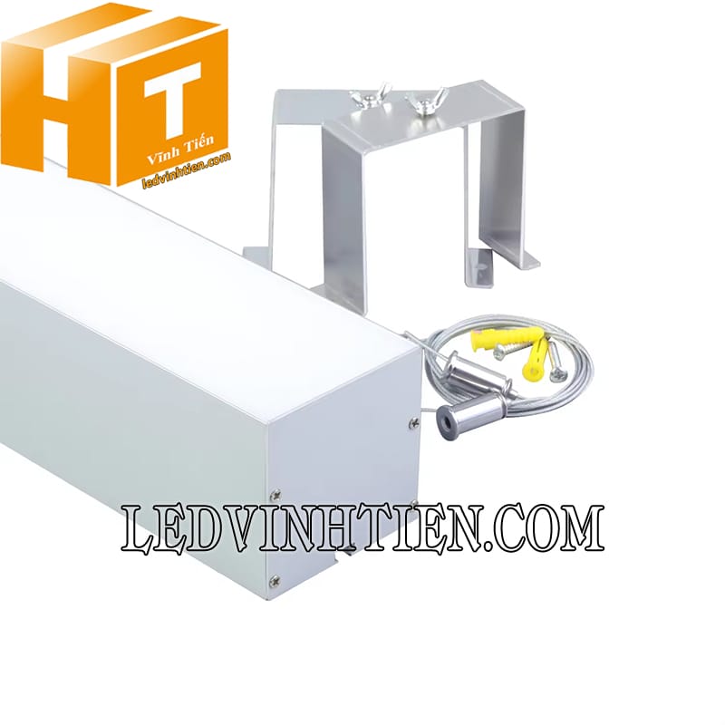 Thanh profile nhôm chữ U gắn nổi cao cấp