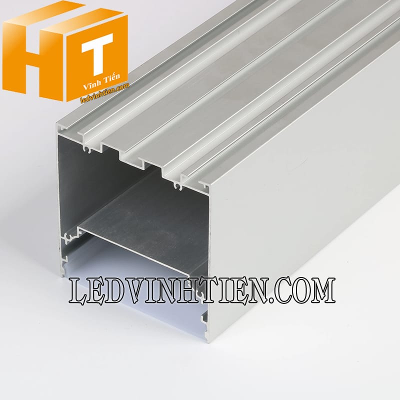 Thanh profile nhôm chữ U gắn nổi giá rẻ