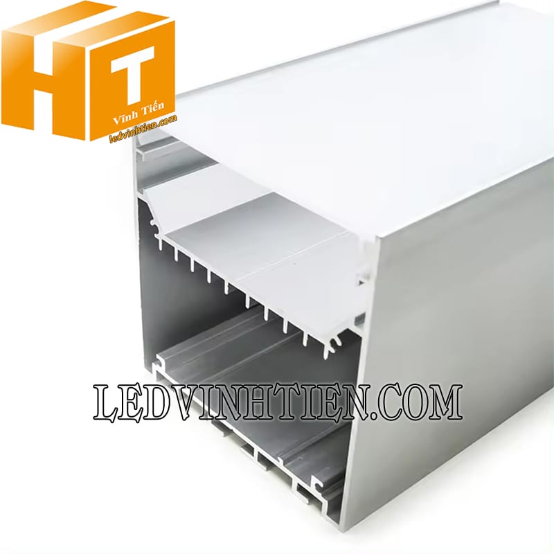 Thanh profile nhôm chữ U gắn nổi loại tốt
