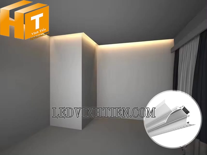 Bộ thanh nhôm định hình đèn led âm trần