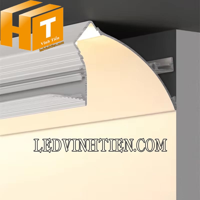 Thanh định hình nhôm âm trần 87x56mm giá rẻ