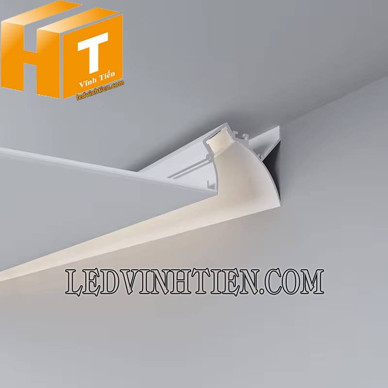 Thanh nhôm định hình âm trần 87x56mm loại tốt