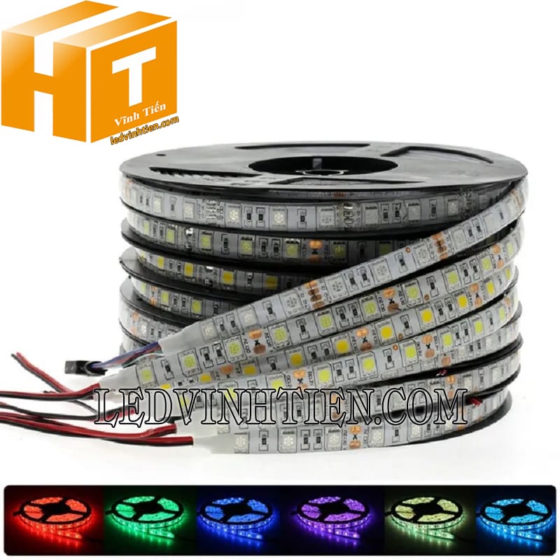 Led dây dán 5050 dùng cho thanh nhôm định hình