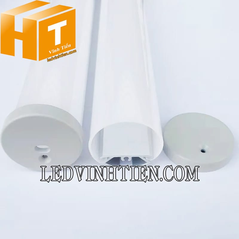 Thanh nhôm định hình tròn D60 giá rẻ