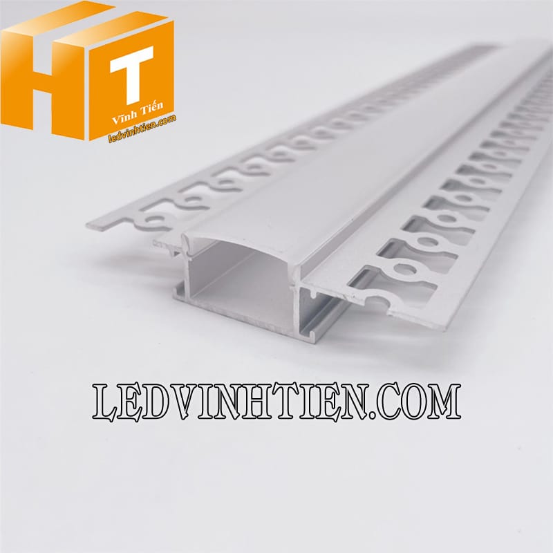 Thanh định hình nhôm lắp âm giấu viền 61x14mm