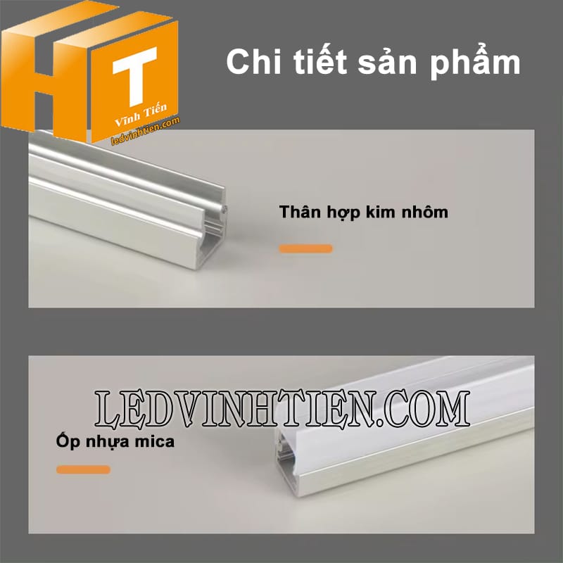 Thanh profile nhôm kẹp viền kính cao cấp