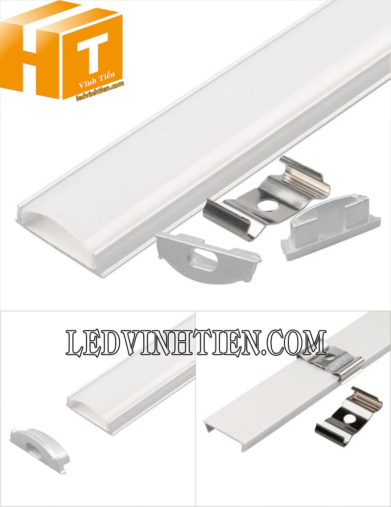 Bộ thanh nhôm định hình uốn dẻo 18x4mm