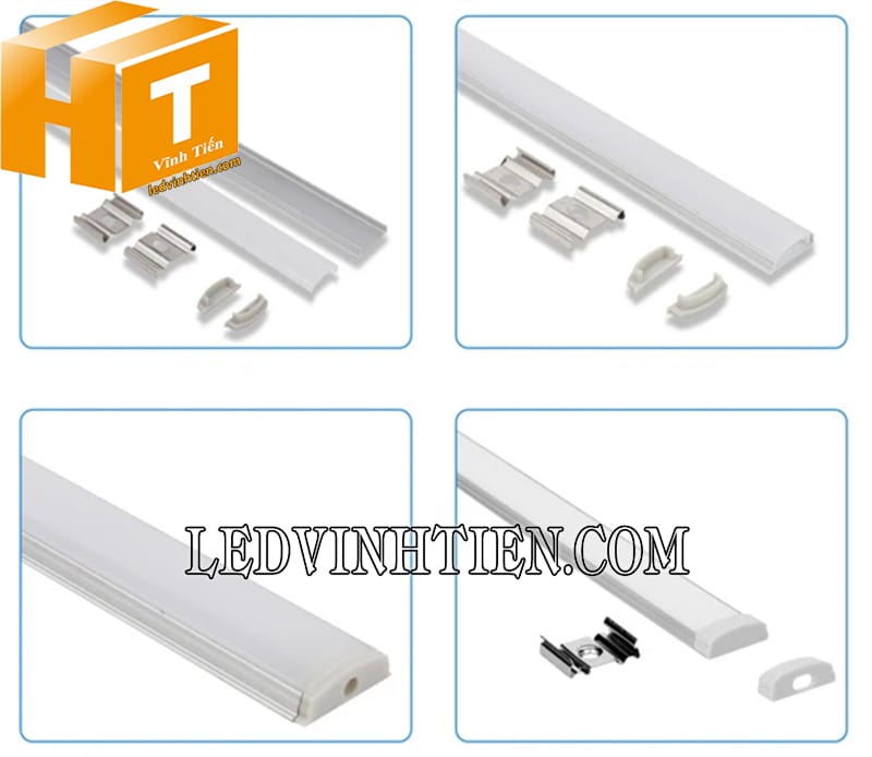 Bộ thanh nhôm profile uốn dẻo 18x4mm