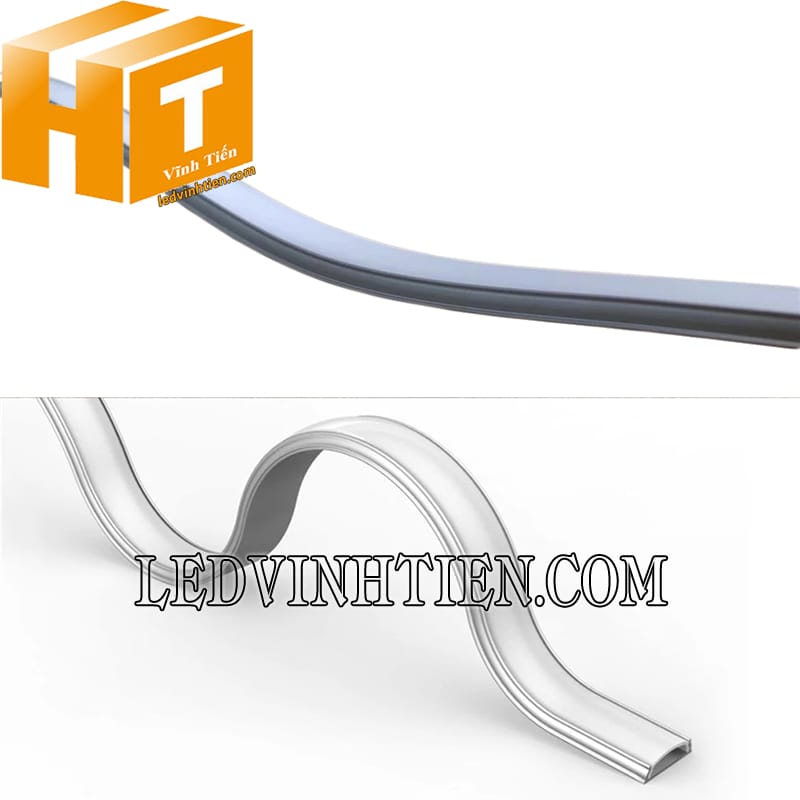 Máng định hình nhôm 18x4mm uốn dẻo