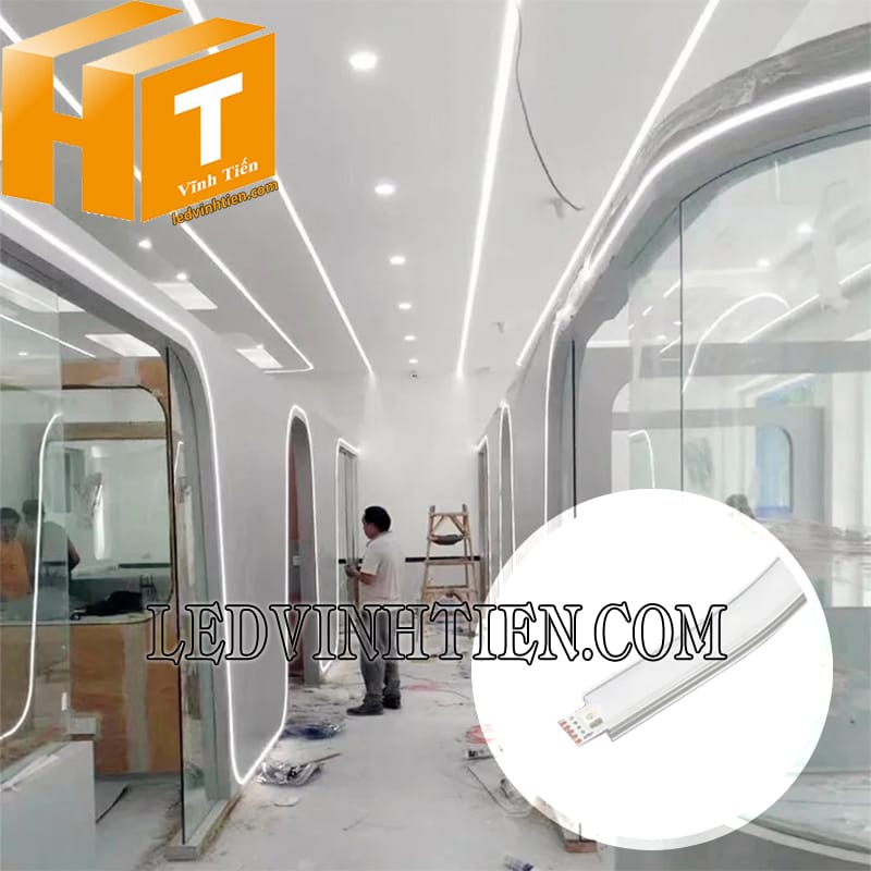 Máng nhôm định hình uốn dẻo 18x4mm