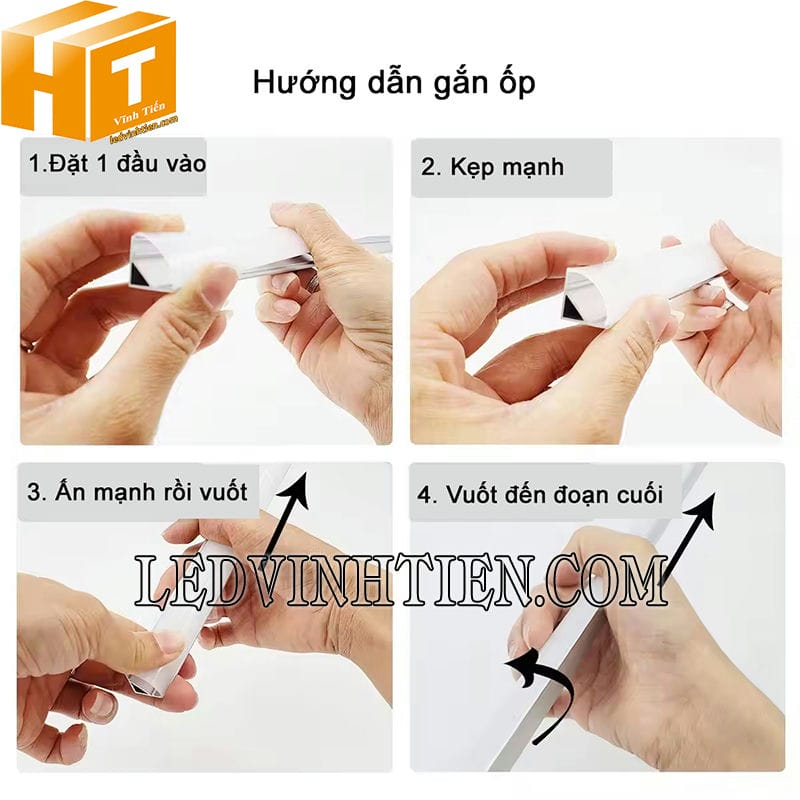 Cách lắp thanh nhôm định hình chữ V