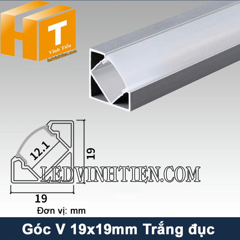 Thanh nhôm định hình góc V giá rẻ