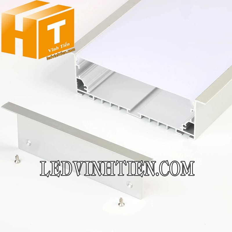 Thanh định hình nhôm âm tường 116x40mm