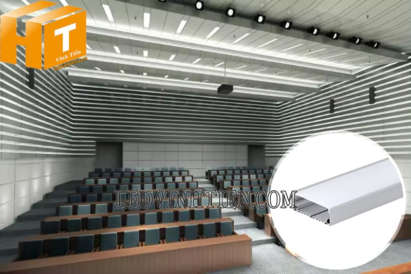 Thanh định hình nhôm YW gắn âm