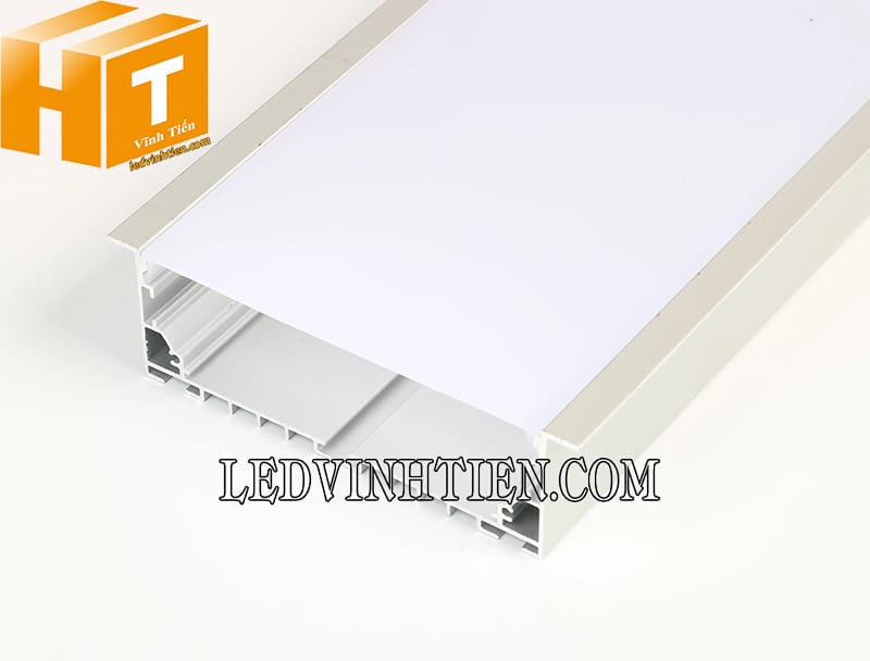 Thanh nhôm định hình âm tường 116x40mm