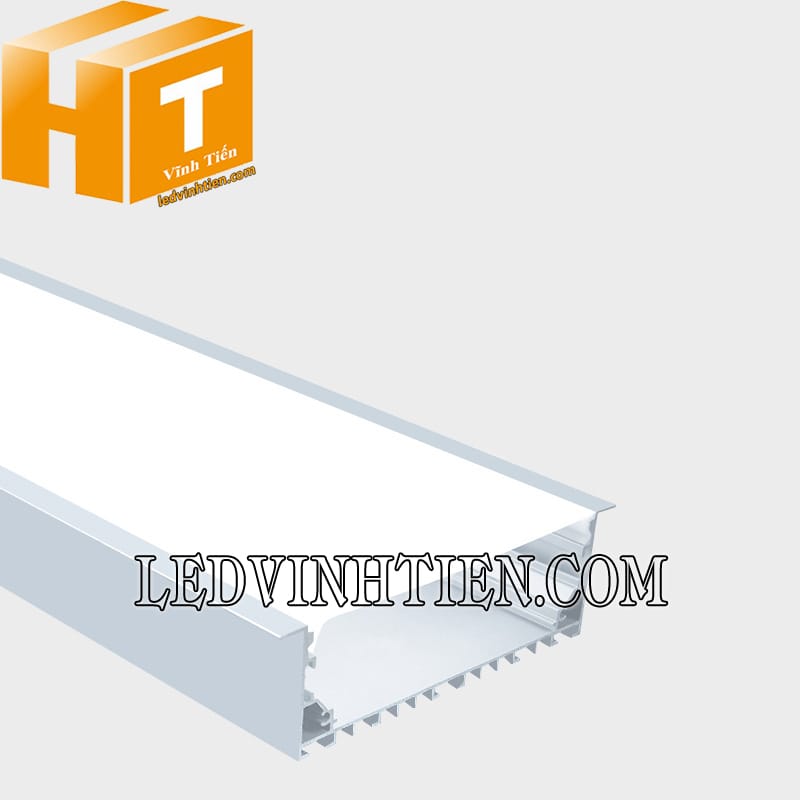 Thanh nhôm định hình YW lắp âm 116x40mm loại tốt