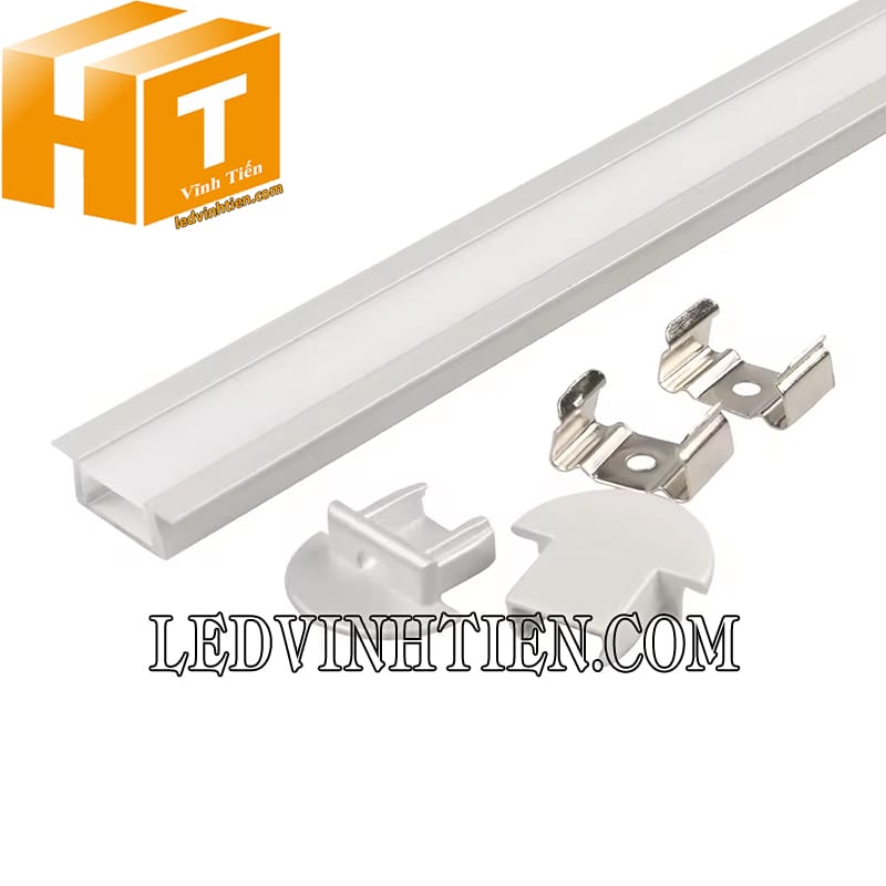 Thanh định hình nhôm chữ YW 22x6mm