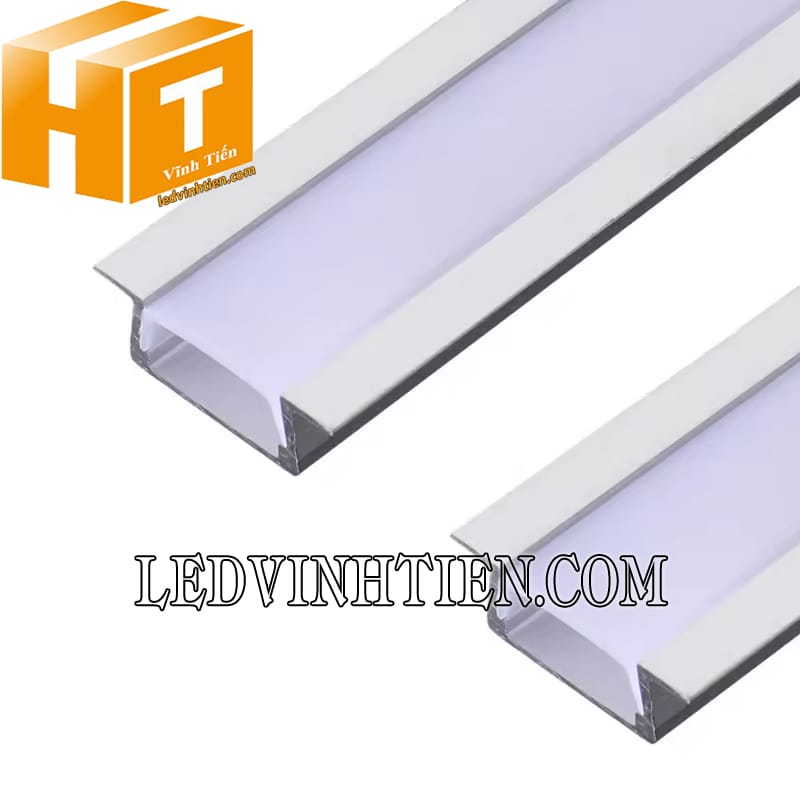 Thanh định hình nhôm YW âm tường 22x6mm