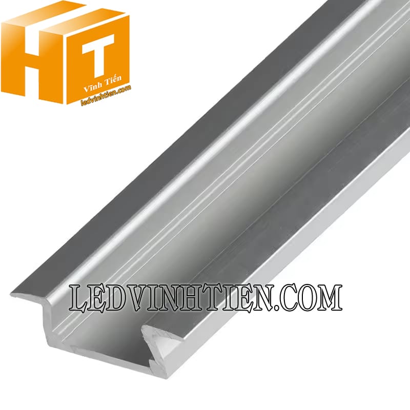 Thanh profile nhôm YW âm tường 22x6mm